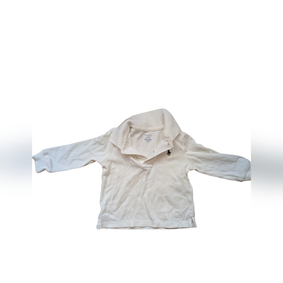 Ralph Lauren Other - White Ralph Lauren baby polo long sleeved 12 months